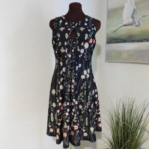 Gabby Skye Floral Sleeveless Sundress - Women's Size 12 Keyhole Chest